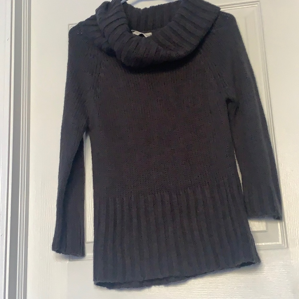 Pink Rose Turtle Neck Sweater